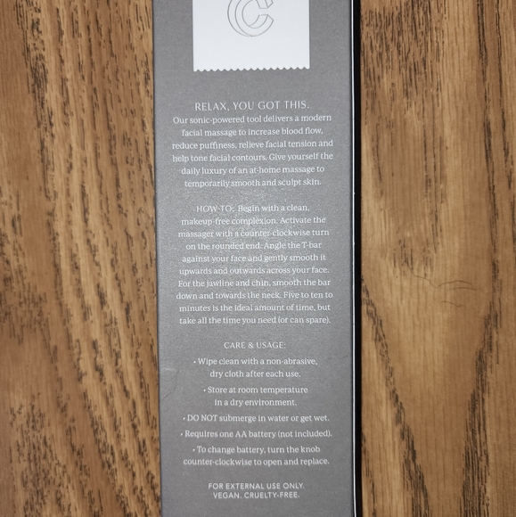 T-bar facial massager - Picture 4 of 4